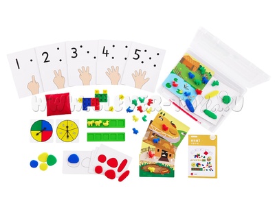 Набор "Ранняя Математика 101: Цифры и счет" 1-й уровень (3-4 года) Набор "Ранняя Математика 101: Цифры и счет" 1-й уровень (3-4 года)