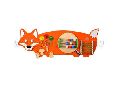 Бизиборд "Лисичка" (90*32 см) Бизиборд "Лисичка" (90*32 см)