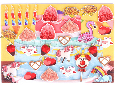 Украшаем торт с игровым полем (фетр) Украшаем торт с игровым полем (фетр)