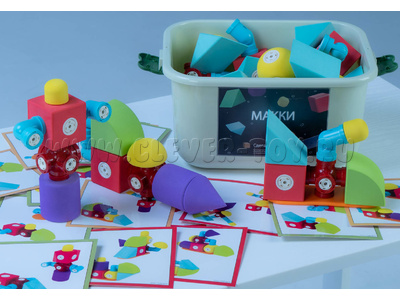 Мягкий магнитный конструктор «МАККИ 60» Мягкий магнитный конструктор «МАККИ 60»