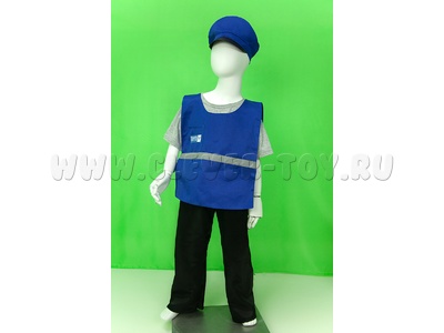 Костюм "Водитель почтовой машины" (накидка + фуражка) Костюм "Водитель почтовой машины" (накидка + фуражка)