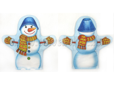 Кукла рукавичка "Снеговик" Кукла рукавичка "Снеговик"