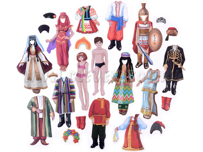 Магнитная развивающая игра "Костюмы народов мира" Магнитная развивающая игра "Костюмы народов мира"