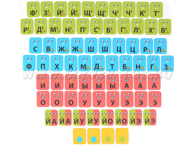 Набор магнитных карточек "Звукоград" Набор магнитных карточек "Звукоград"