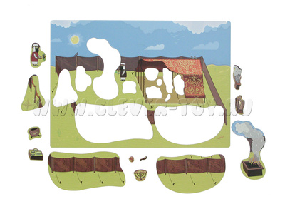 Магнитное развивающее пособие: "Библейские сюжеты: Скиния" Магнитное развивающее пособие: "Библейские сюжеты: Скиния"