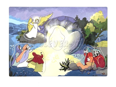 Магнитное развивающее пособие: "Библейские сюжеты: Воскресение" Магнитное развивающее пособие: "Библейские сюжеты: Воскресение"