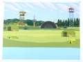 Панно Военные профессии и транспорт, фетр (129 дет. + 2 планшета)