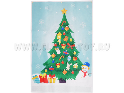 Панно Елка с игрушками