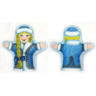 Кукла рукавичка "Снегурочка"